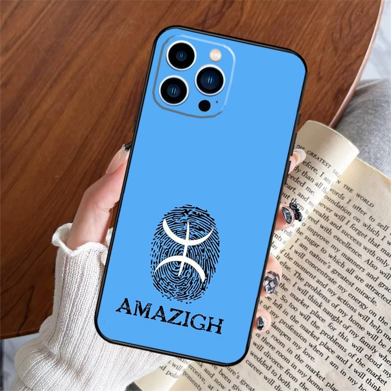 Amazigh Berber Flag Phone Case For iPhone 17 Pro Max 11 12 14 15 16 Pro Max Plus 13 mini 16e 17 Air Back Cover
