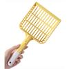 Cats Litters Scoops,Plastic Sifter Cats Litters Shovel Kitties Scooper Mesh Shovel with Long Handle Kitten Poop Lifter
