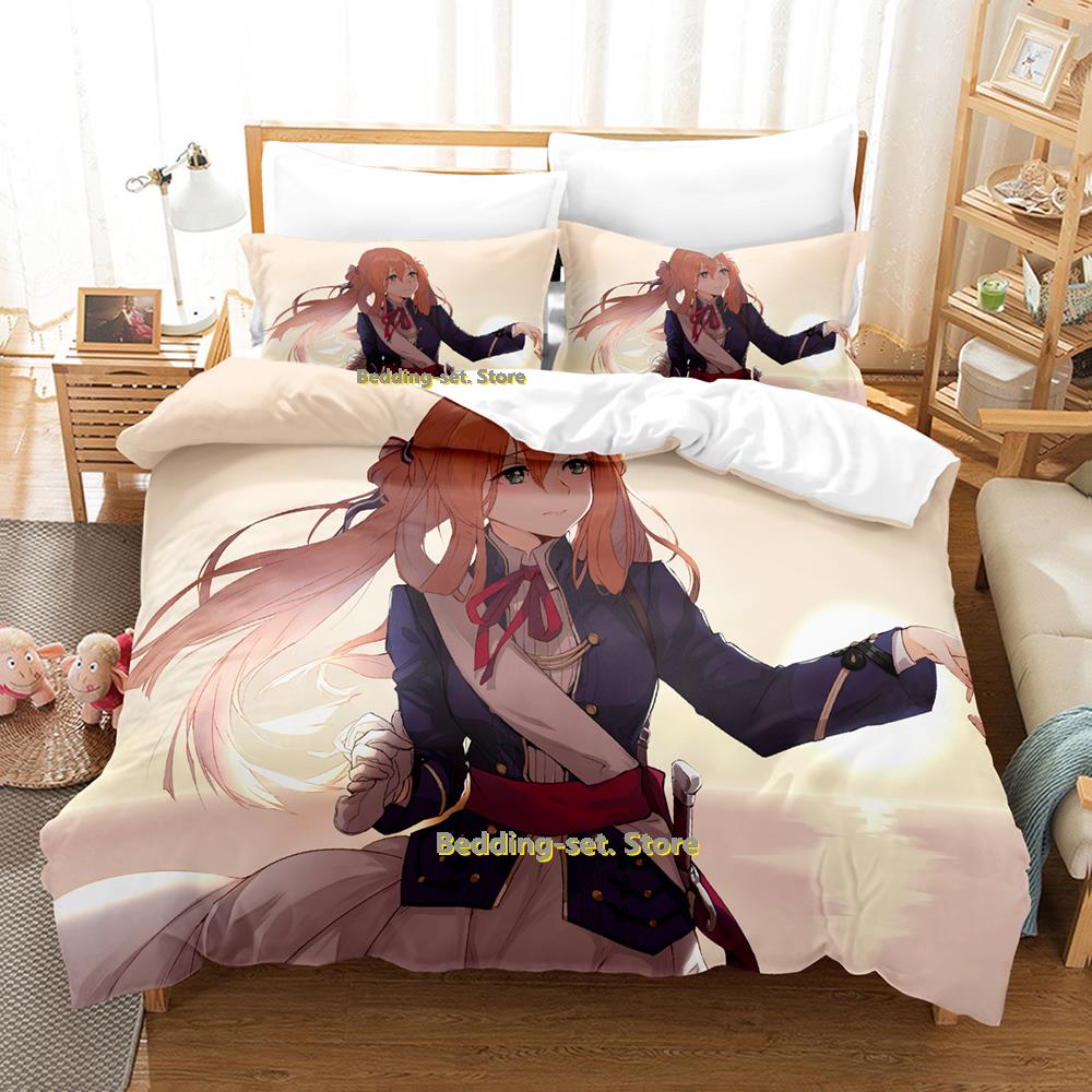 Game Girls Frontline Bedding Set Single Twin Full Queen King Size Bed Set Adult Kid Bedroom Duvetcover Sets Anime Kawaii 2023