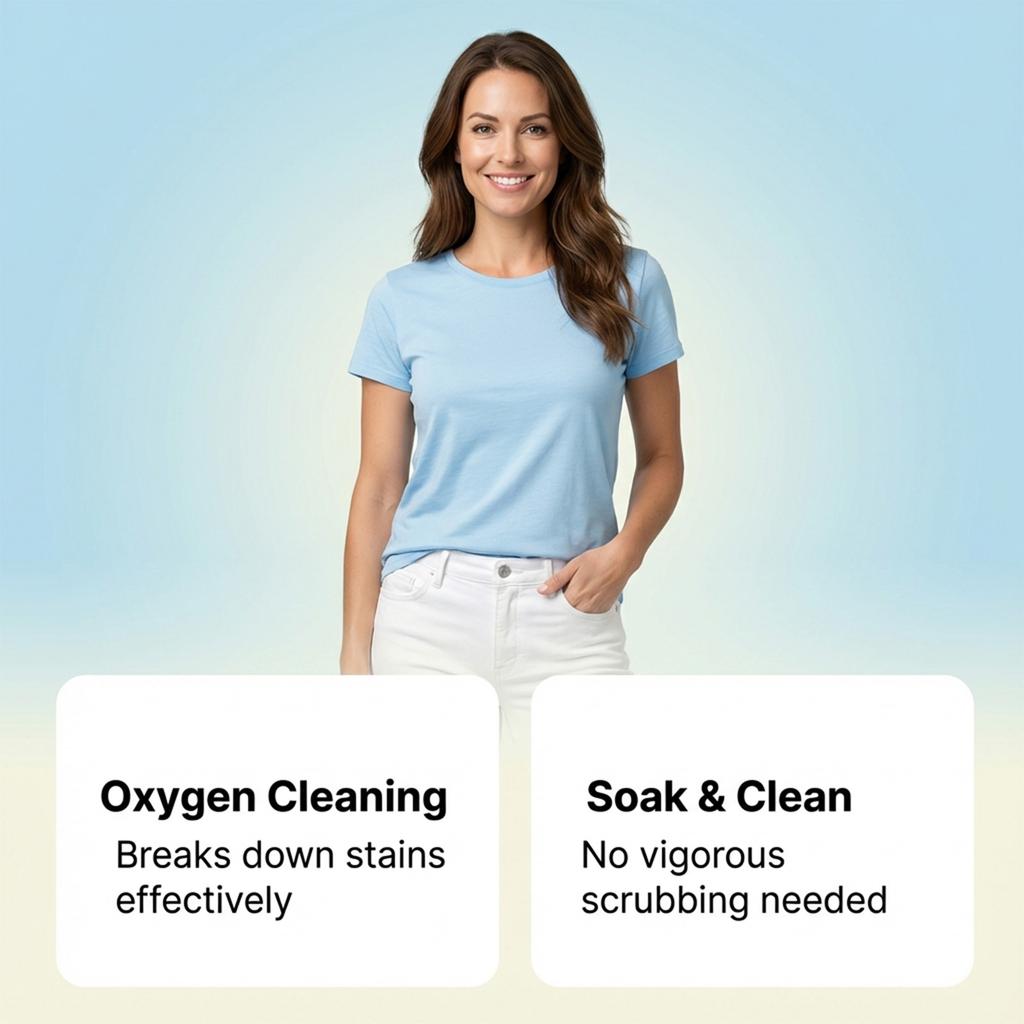 Oxy Powder Hyper Concentrated 500g Powder Remove Stubborn Milk And Sweat Stains Effortlessly