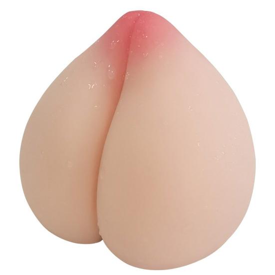 Ruční mužský masturbační kalíšek s 3D texturou uvnitř penisu ve tvaru broskve, sací masturbátor, sexuální hračka