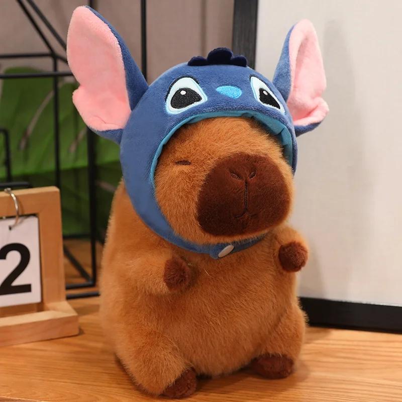 1Pc 22Cm Cartoon Capybara Plush Toys Lovely Animal Capybara Dolls Cosplay Capybara Toy For Kid Birthday Gifts