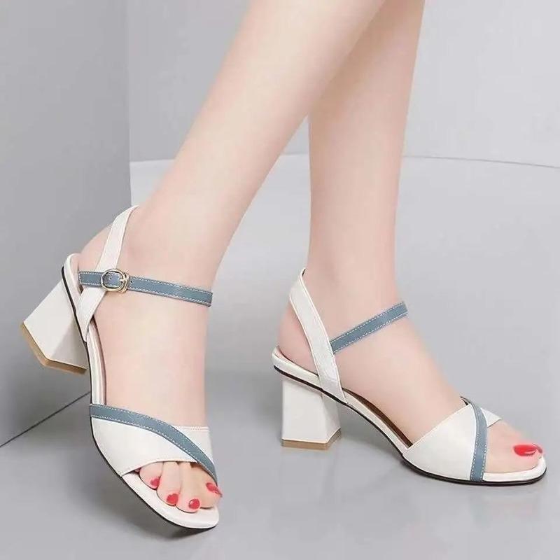 Fashion Women's Sandals Novelties 2024 Orthopedic Sandal Woman Elegant Roman Platform Wedge Mirror Luxury Designer Summer Fashion White