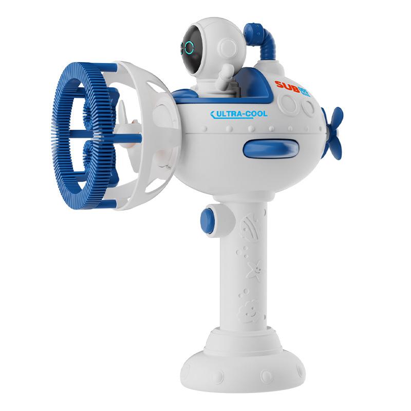 Bubble In Bubble Astronaut Submarine Children Handheld Fan Bubble Machine Boys And Girls Toys