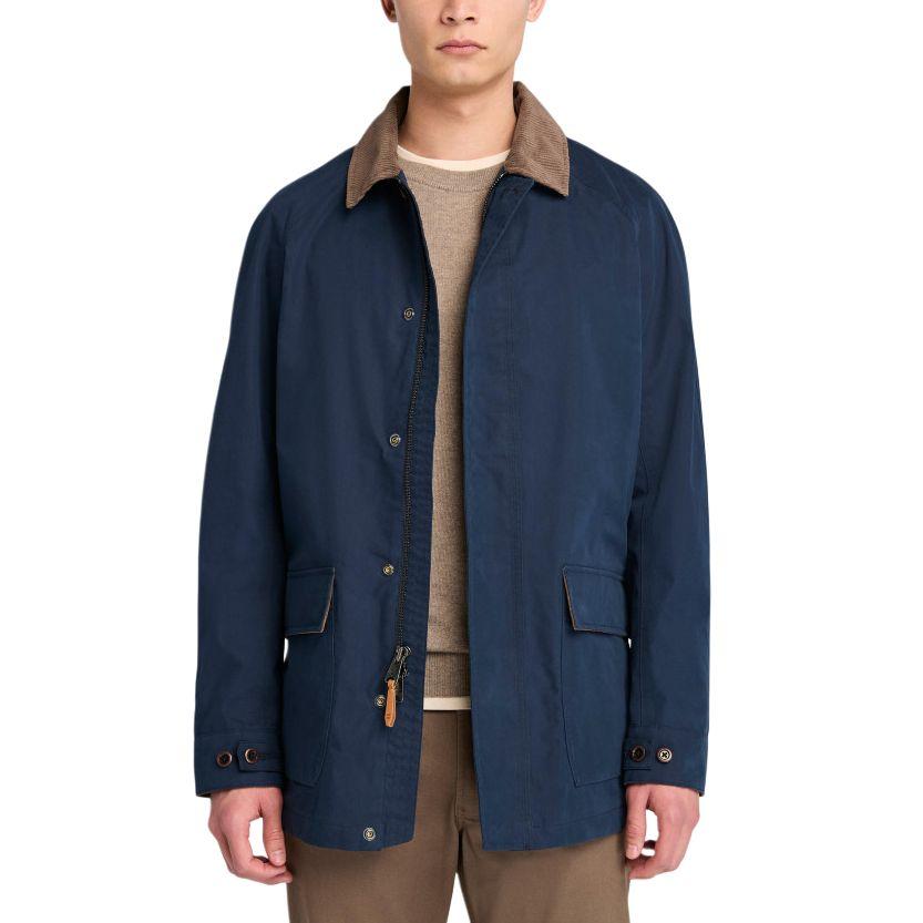

Timberland Wenham Series Barn Waterproof Zip Collar Long Sleeve Jacket Men jackets Deep-Sapphire-Blue A6N4K-433 S