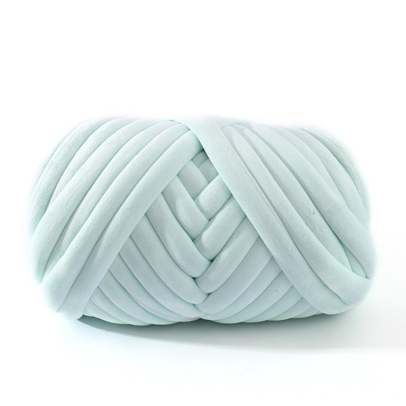 New Velvet Core-Spun Yarn for DIY: 3cm Thick Handmade Blanket, Pillow, Wool Fabric, Strip Yarn, Cat Bed.