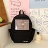 Schoolbag ancient style patchwork versatile backpack casual fashion junior high school students cute bear light small backpack