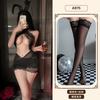 Sexy underwear women's sexy tight neck lace secretary uniform soft yarn hip skirt nightdress set A