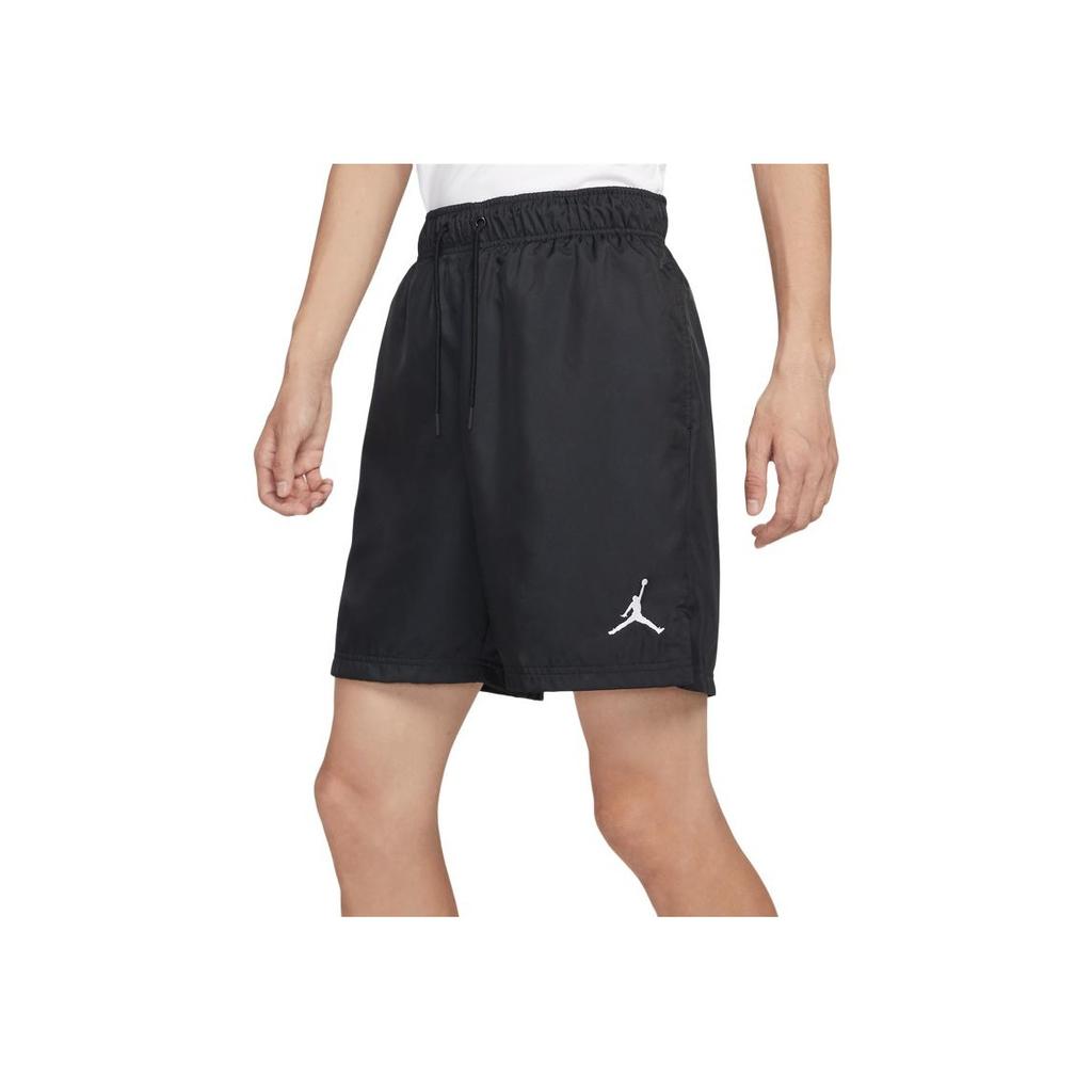 Jordan Printed Logo Mesh Drawstring Shorts Men Bottoms Black DQ5687-010