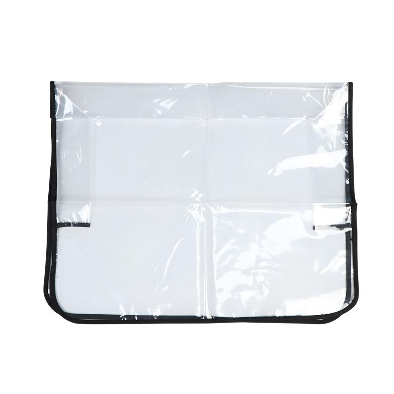 1Pcs Salon Chair Cover Pvc Clear Hairdressing Chair Covers Protectors Universal Waterproof Barber Chair Back Covers Round/Square