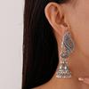 Metallic Peacock Bell Tassel Earrings, High-end and Elegant Earrings for Women