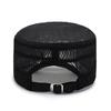 Breathable Mesh Sunscreen Flat Top Hat for Middle-Aged and Elderly Men - Casual Outdoor Cap.