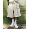 STREETRICH Baggy Sports Jogging Summer Casual Basketball Y2K Harajuku Street Fashion Acrylic Knit High Waist Capri Shorts for Men and Women