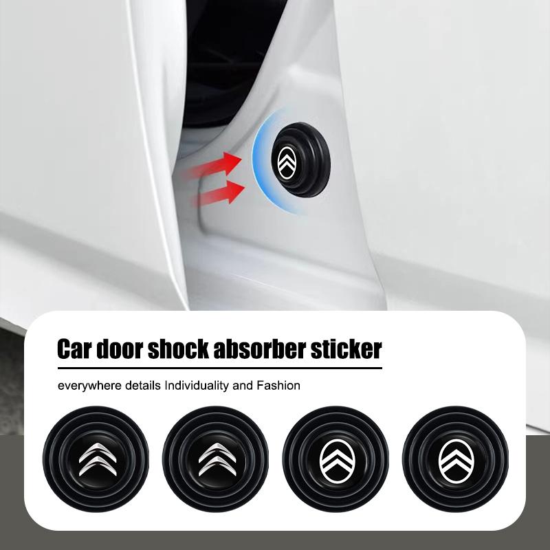 ALB1 Car Door Shock Absorber Protection Sticker Accessories For Citroen Celysee C6 C3 C5 C1 C2 C4 Aircross Picasso Cactus Saxo Grand