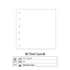 2021 A5 Loose-Leaf Planner Refill: Blank Grid & Lined Inner Pages, 6-Hole