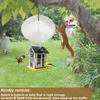 Birds Feeder Squirrel Baffle Serrated Edge Wrap-Around Birds Feeder Squirrel Baffle Weather-proof Hanging Rodents Baffle Guard