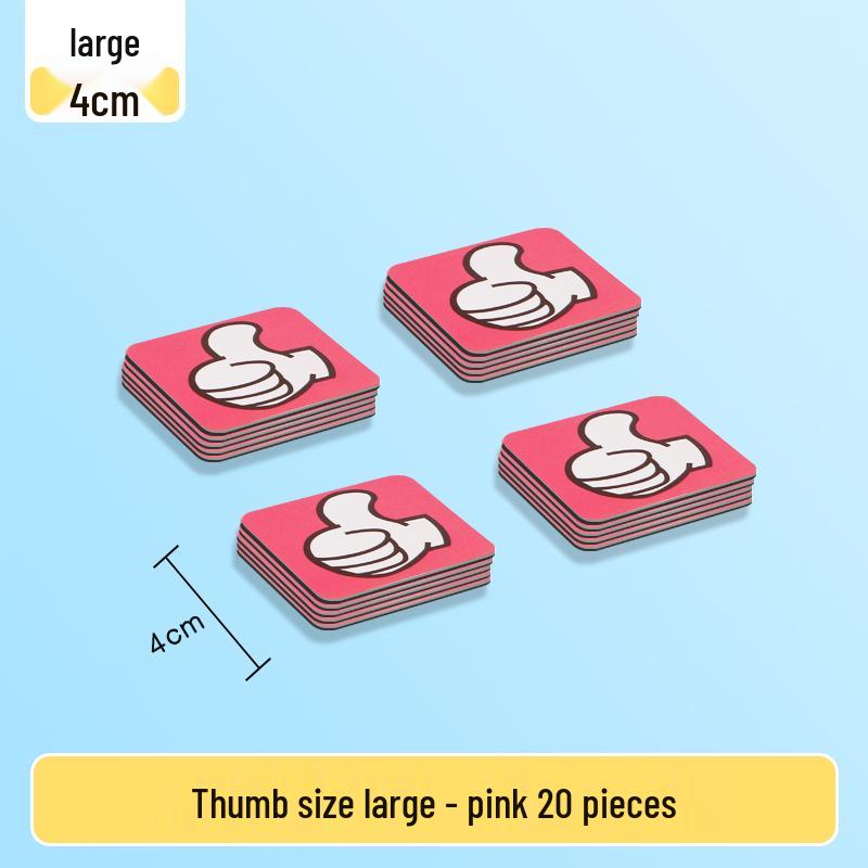 Magnetic Blackboard Stickers: Kids' Reward Magnets with Cartoon Stars, Flowers, and Smileys for Home & Classroom Whiteboards