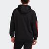 Adidas Originals Trefoil Print Logo Hoodie Men Tops Black H65536