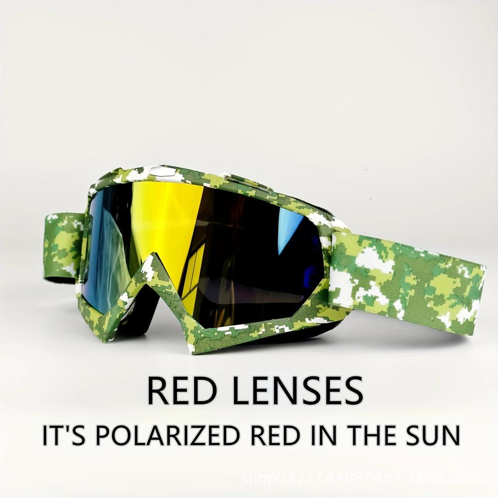 Goggles Riding Glasses Outdoor Motorcycle Off-Road Goggles ATV Men's and Women's Mountain Bike Bike Windshield Lenses