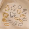 5pcs/Lot Stainless Steel Fastener Carabiner Screw Clasps Connectors For DIY Neckalce Bracelet Keychain Jewelry Making Supplies