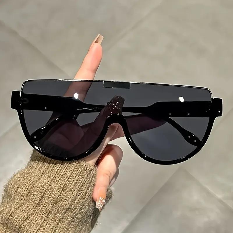 Large One-piece for Women Casual Shield Fashion for Vacation Beach Party fashion glasses