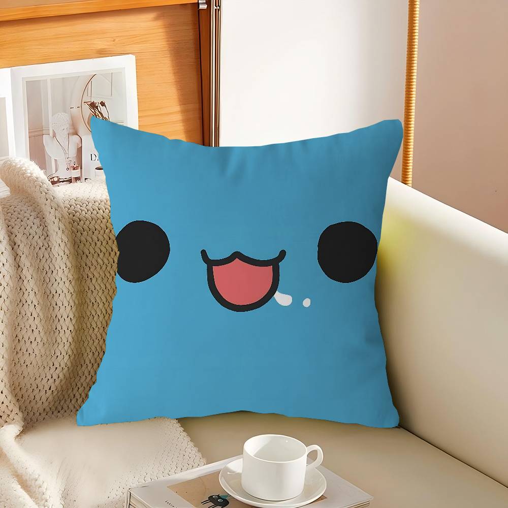B-Bugcat Capoo Cartoon Cushion Cover Pillowcase Upholstery Sofa Throw Pillow Home Decor Pillowcas