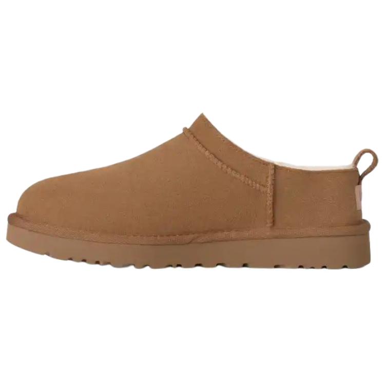 UGG Klasyczne Damskie Sneakersy Micro Chestnut Brązowe 1173891-CHE