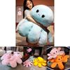 Plush Octopus Pillow With Reversible Face For Living Room Decor And Kids Comfort