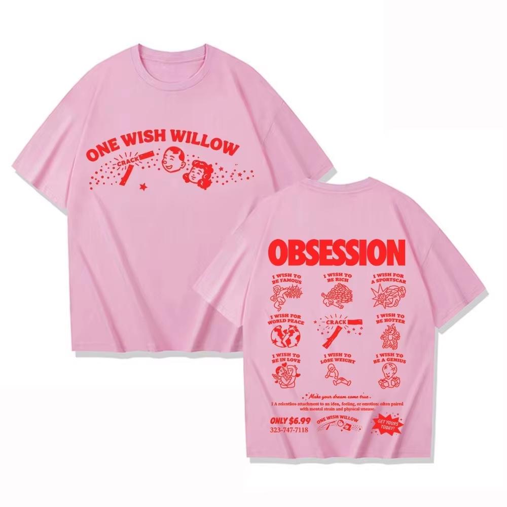 2026 Nuovo Film Ossessione Un Desiderio Salice Maglietta Unisex Manica Corta Estate Casual Magliette Unisex Str