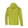 Li Ning Comfortable Warm Color Block Zip Up Hooded Sports Windbreaker Men Outerwear Green AFDUC39-1