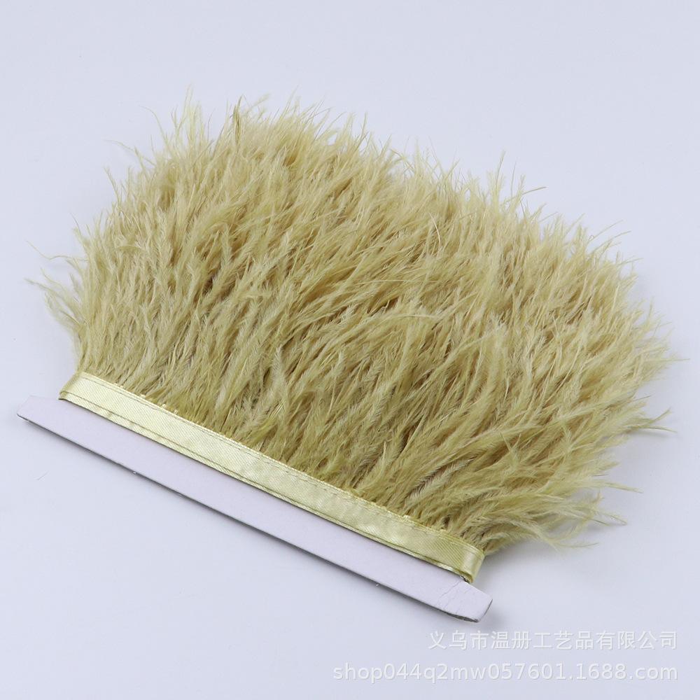 8-10Cm Ostrich Hair Cloth Edge Various Colors Optional Feather Lace Clothing Earrings Diy Decoration