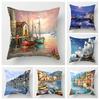 Home Living Room Decoration Cushion Covers Vintage Oil Painting Style Throw Pillow Cover45*45 Pillowcase 40X40Cm 50X50 45X45