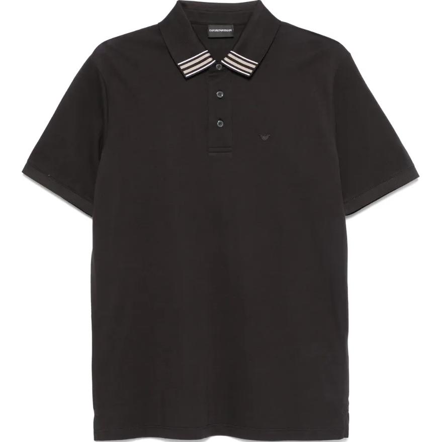 

Emporio Armani Мужская однотонная футболка-поло SS25 Черная EM0008-54AF1-2955 XL