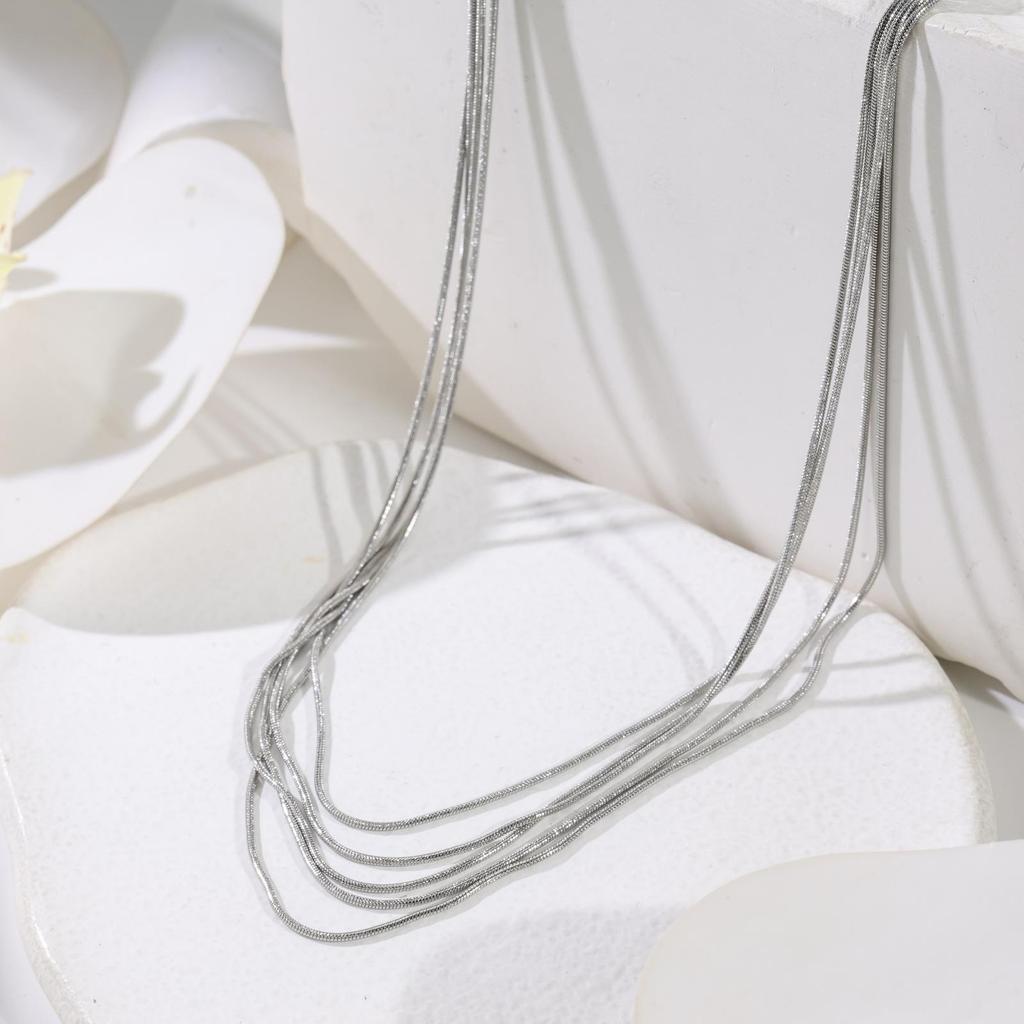 Inextricably Linked Design Sense Multi-Layer Fringed Collarbone Chain Sense Niche Necklace