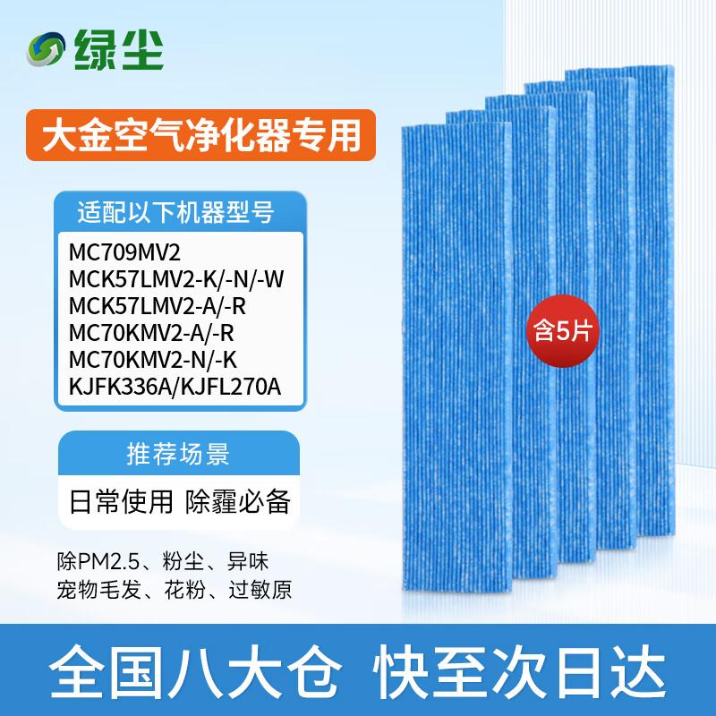 Replacement Air Purifier Filter for Daikin MC70KMV2, MCK57LMV2
