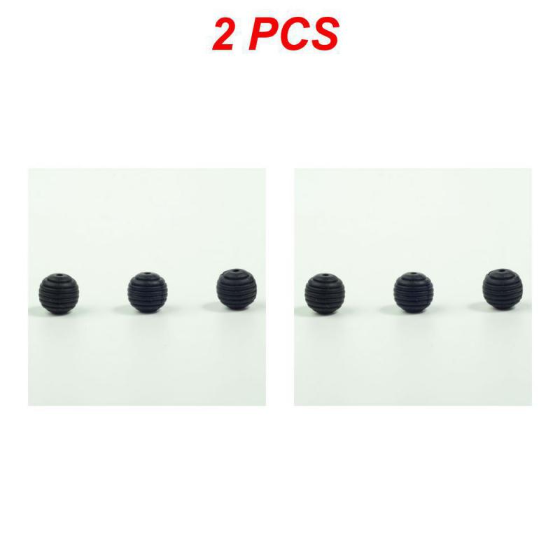 

2/4/6PCS Silica Gel Beads Delicate Touch Texture Rich Colors Silicone Size 15mm Silicone Threaded Bead