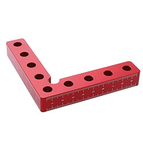 CarAngels Aluminum Complete Square Set, Corner Clamp Kit, L-Shaped, 90 Degree Square, Woodworking Fixing and Clamping Tool (140x140mm)