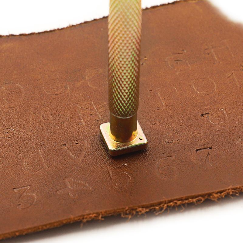 1set Leather Alphabet & Number Punching Set, Leather Printing Stamping Tool, Manual Leather Carving Tool, Leathercraft Punch Set
