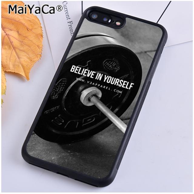 Workout Motivation Fitness Gym Quotes Phone Case For iPhone 17 Air 16 15 14 Plus 11 12 13 Pro  Max Coque Cover Shell