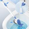 1PC Spray Whale Liquid Toilet Brush No Dead Angle and Base Suction Cup Silicone Cleaning Set Toilet Brush