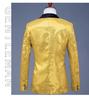 Men's Psy Style Sequin Performance Costume for Emcee, Singer, Choir, or Art Exam