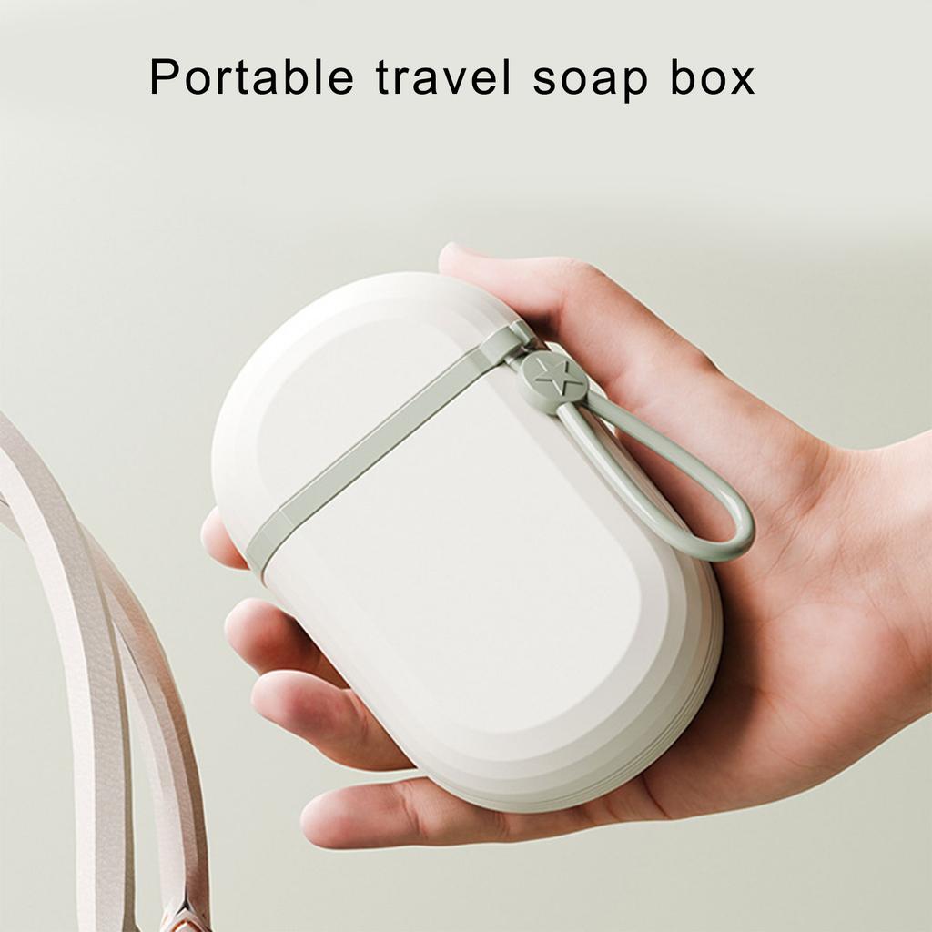 Seifenschale Tragbar Versiegelt Wasserdicht Reisebox Halter Behälter mit Deckel Starke Abdichtung Organizer für Reisen
