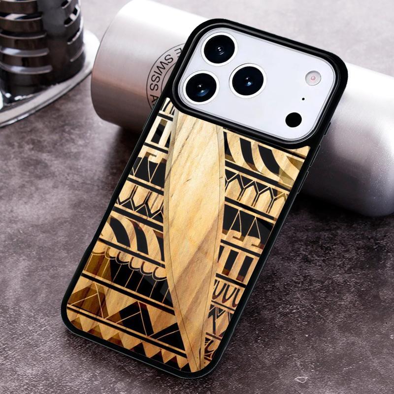 Polynesian  Maori tribal samoan pattern tattoo Phone Case for iPhone 17 16 15 Pro Max Air 14 13 12 11 Plus Shockproof Capa Cover