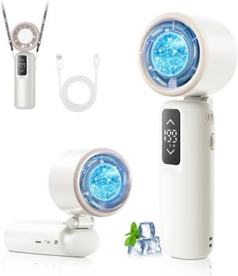 Handventilator met 2 Best Buy Awards in Huishoudelijke Apparaten Reviews Directe Koeling in Seconden Super Krachtige Draagbare Handheld Koeling Krachtige 6000mAh Hoge