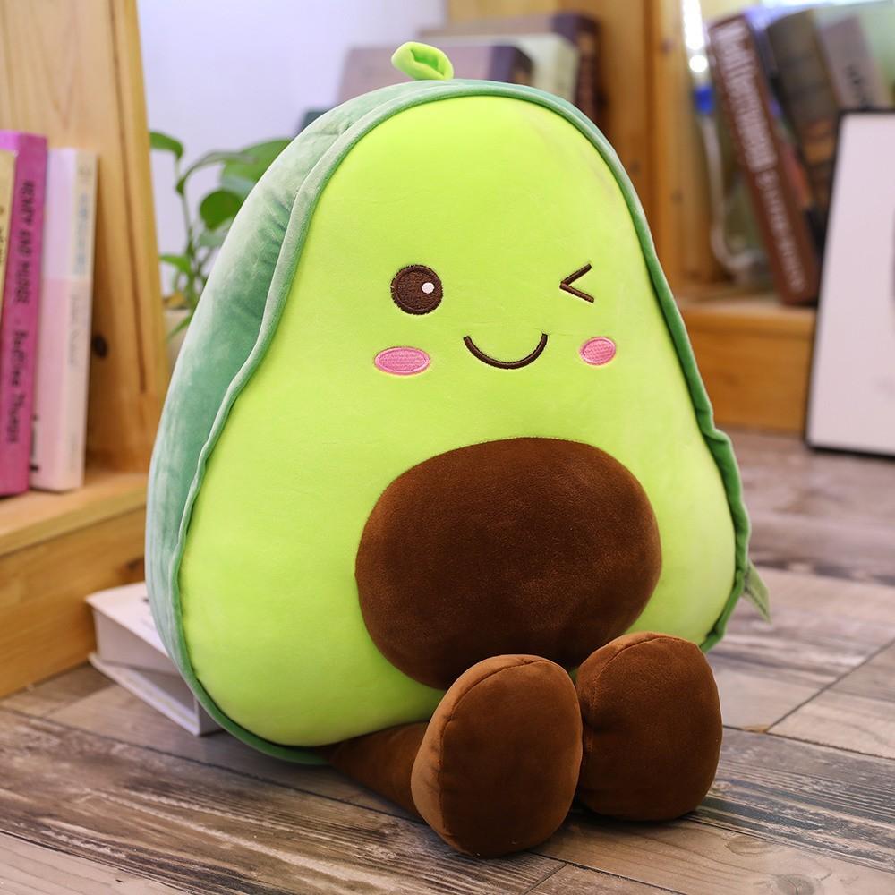 Kawaii Fruit Plush Soft And Comfortable Avocado Plush Toy Ornaments Cushion Can Be Used As A Birthday Gift