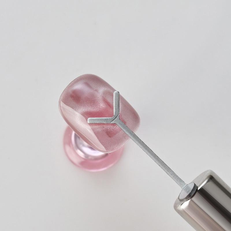 Y-Shape Iron Wire Cat Eye Nail Magnet Set With Wooden Stick Magnet For Creating Heart Shapes On Nails Nail Art Accessories Tools
