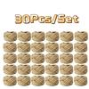 30pcs Woven Napkin Rings Set Farmhouse Burlap Jute Napkin Rings Bulk for Dinning Table Nautical Napkin Ring Holders Table Decor