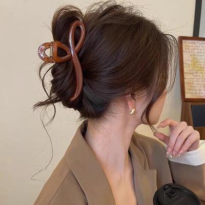 2025 High-End Melade Large Claw Clip for Women - Shark-Style Hairpin