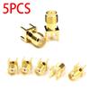 5x SMA RF Coax Female Socket Port PCB solder 4mm mount for WiFi External Antenna