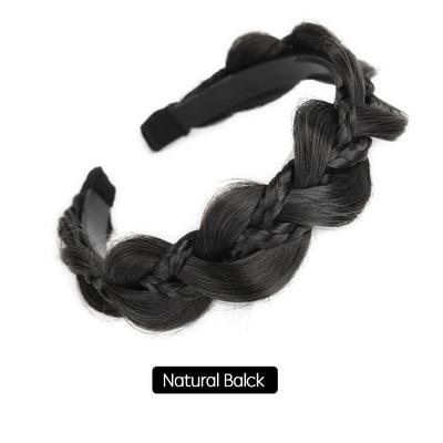 Sintētiska galvas saite, burvīga sieviešu pīta galvas saite, regulējama, sintētiska parūka, lietojama ikdienā, mūzikas festivālos, svinībās